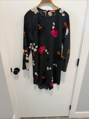 Joe Fresh Floral Dress long sleeve size 10